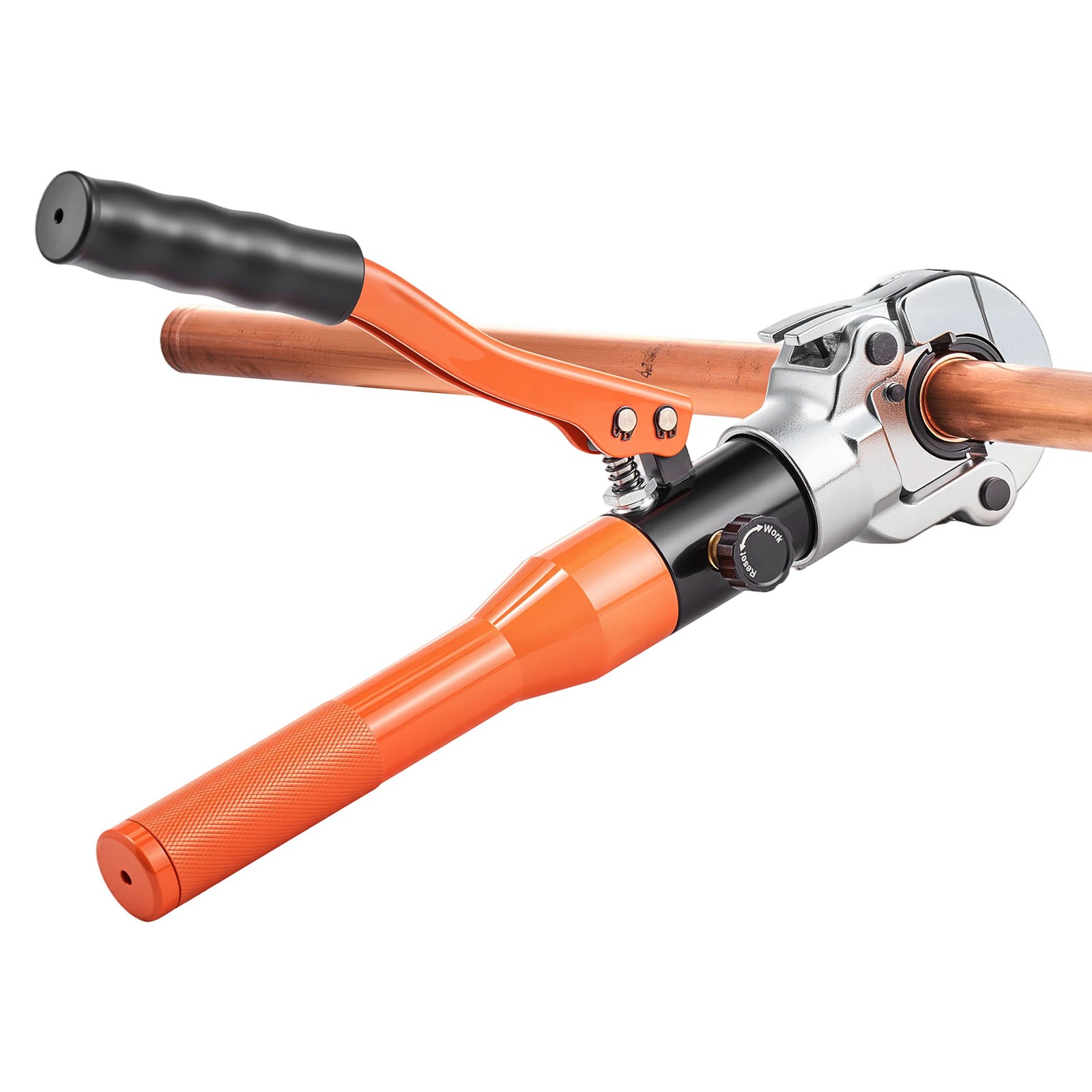 VEVOR Copper Pipe Crimper Hydraulic Driven Press Tool with 1/2" 3/4" 1" Jaws