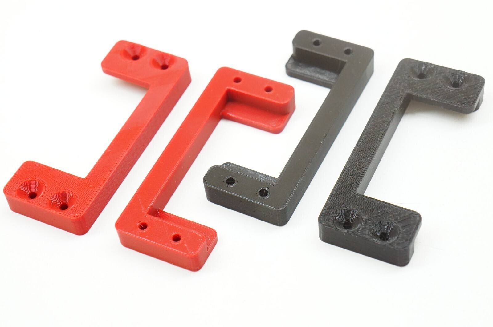 Wall Mount Hanger for Milwaukee Packout Storage - Mounting Cleats (Red/Blk)
