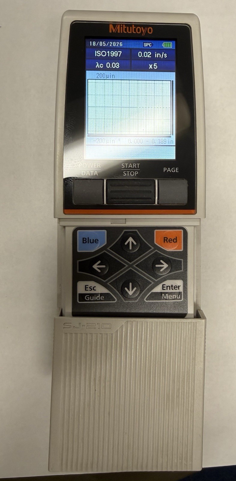 Mitutoyo SJ-210 Portable Surface Roughness Tester Standard Drive Unit New Sensor