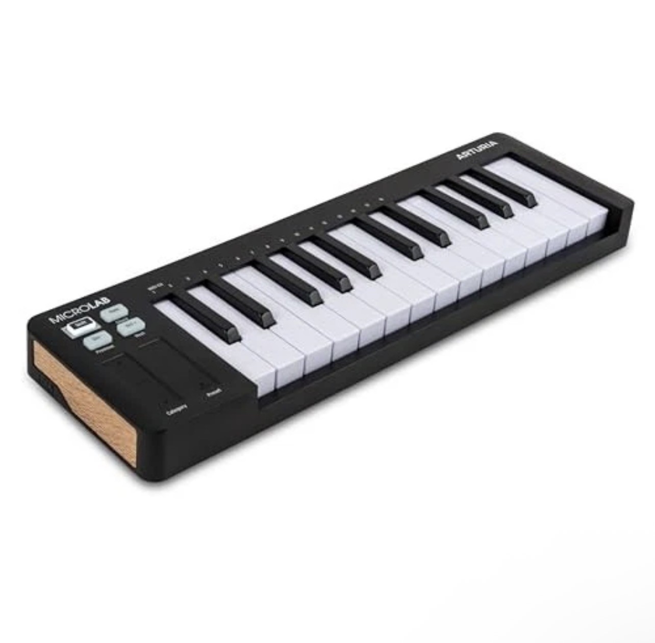 Arturia MicroLab Mk3 Universal MIDI Controller for Music Production - Black