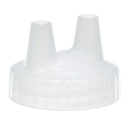 Traex 2200-13 Ketchup Lid 1.5" Clear Double Tip Dispensing