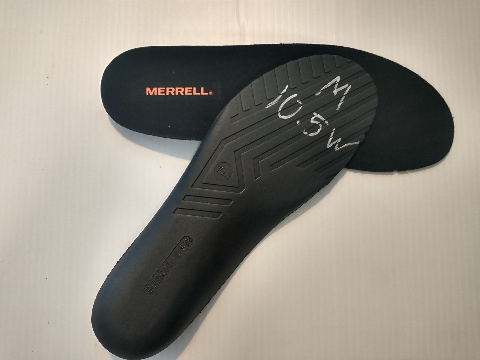 Merrell Replacement Insoles (Black/Orange Text/Black)