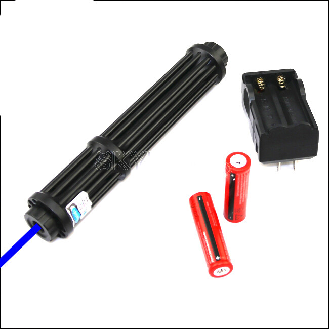 1mw 450nm Blue Laser Pointers Adjustable Focus Light Visible Beam Flashlight