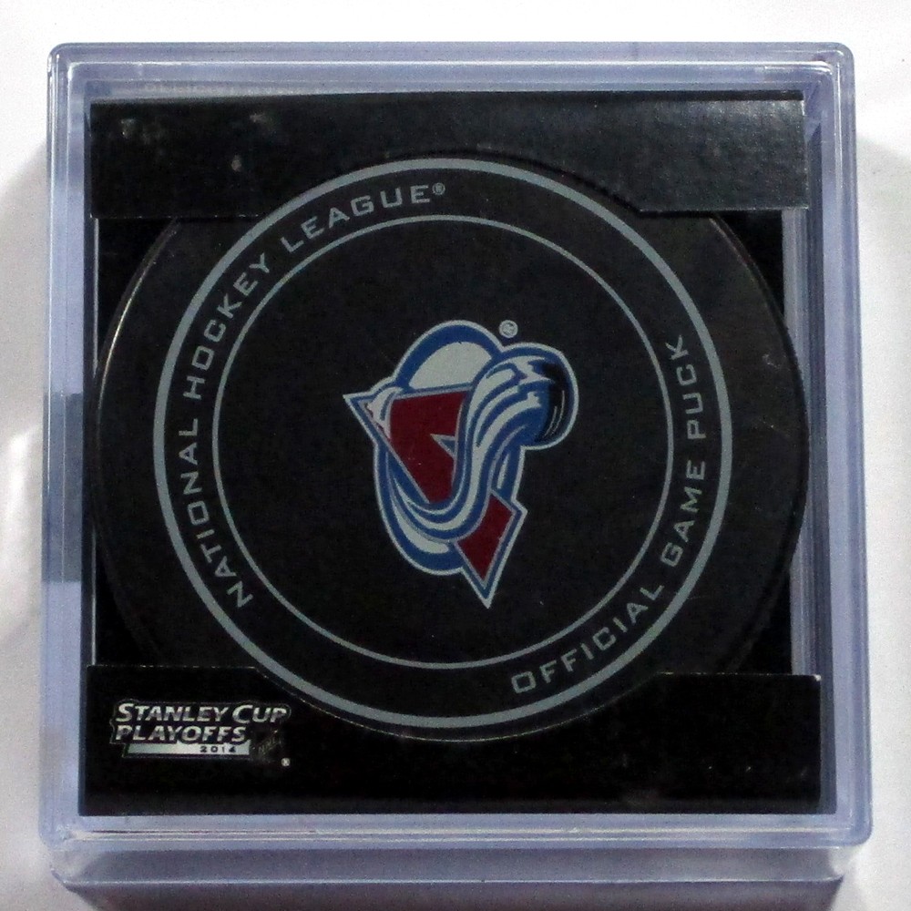 2014 Stanley Cup Playoffs Colorado Avalanche NHL Official Game Puck Sealed New