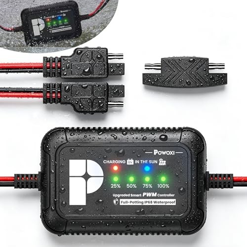 Solar Charge Controller 12V Battery Regulator for Solar Panels | 3 LED
