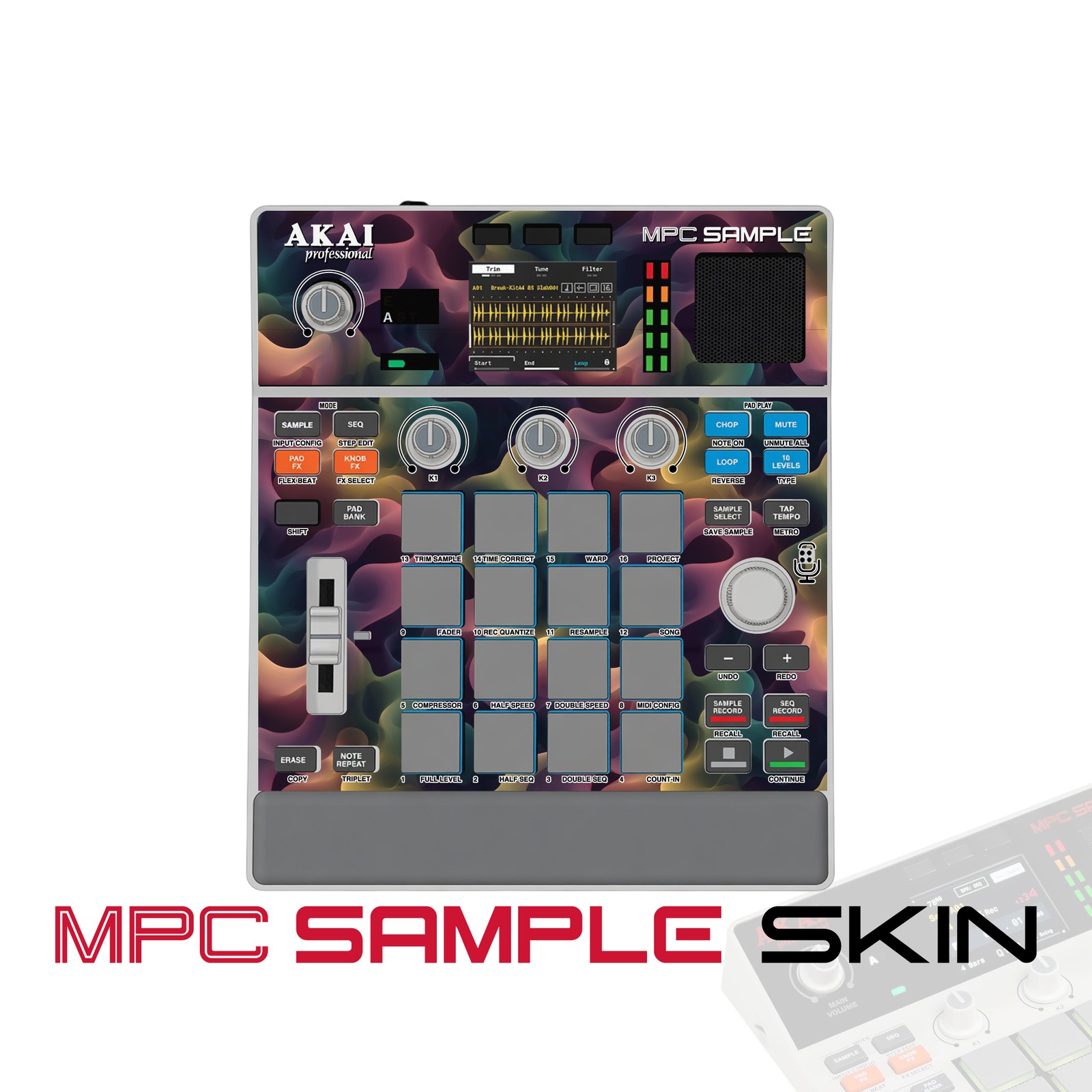 Akai MPC Sample Skin / Soft Camo Flow