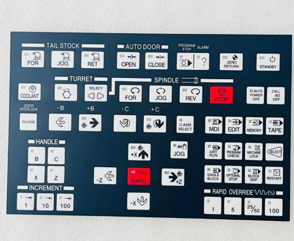 SKT450 SKT15 SKT100 E200A Membrane Keypad for Hyundai Kia Wia CNC Lathe