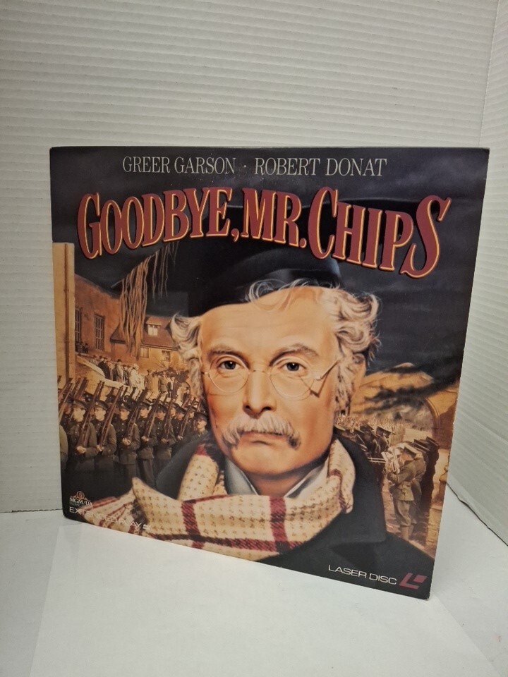 GOODBYE, MR. CHIPS (Laserdisc,1939) GREER GARSON ,CLASSIC FILM