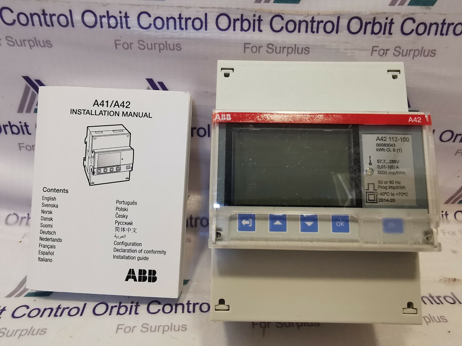 ABB A42 112-100 ELECTRICITY POWER METER 2CMA170510R1000