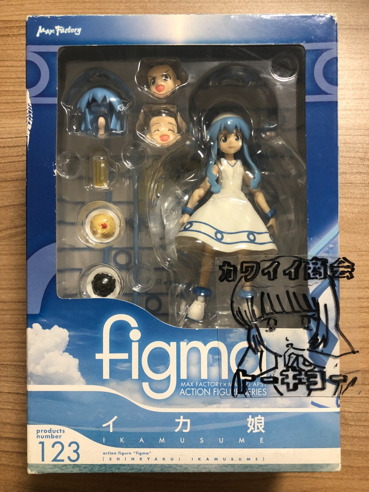 Squid Girl Ika Musume Figma 123 Action Figure Max Factory ABS PVC FedEx JAPAN