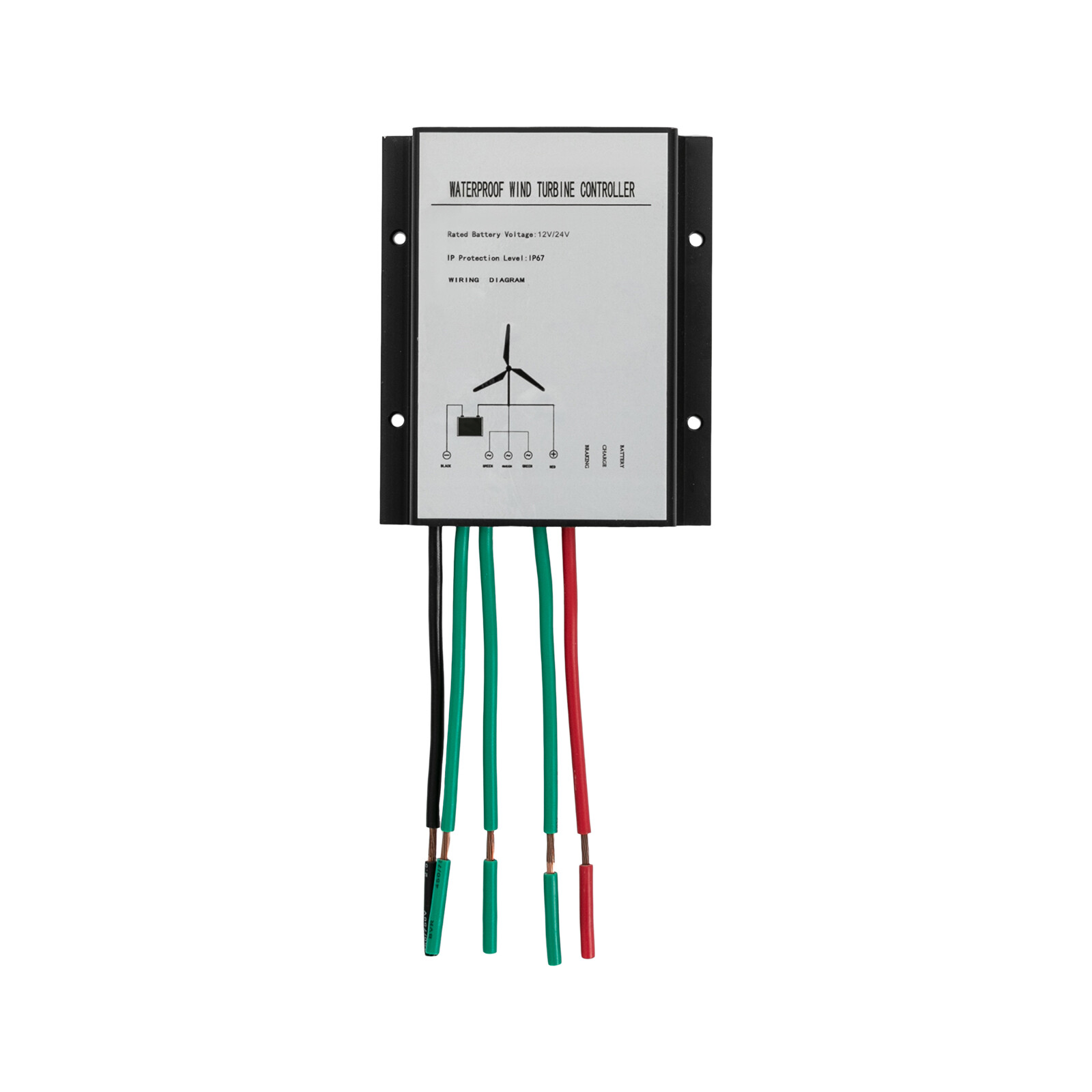 Vertical Axis Wind Turbine Generator 12V with Controller Home Windmill Kit 100W
