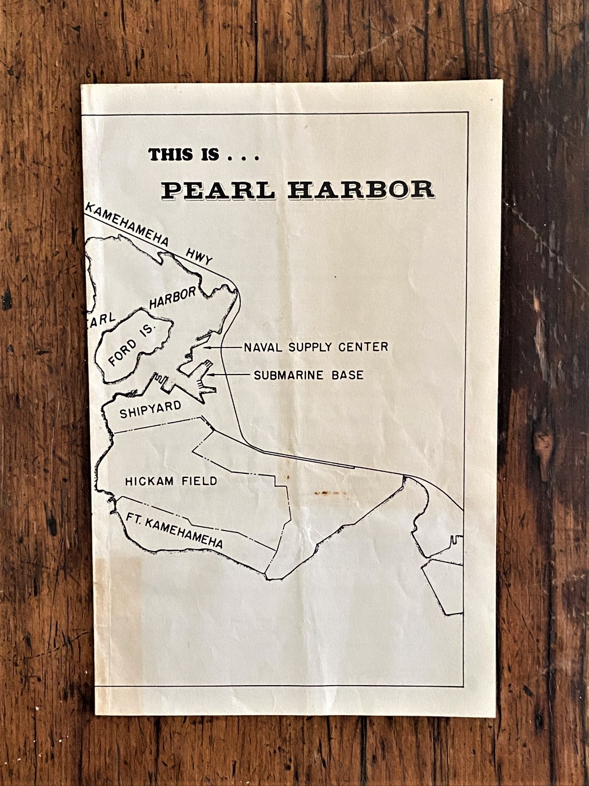 "This is Pearl Harbor"  ~ Old Booklet Found in Scrapbook