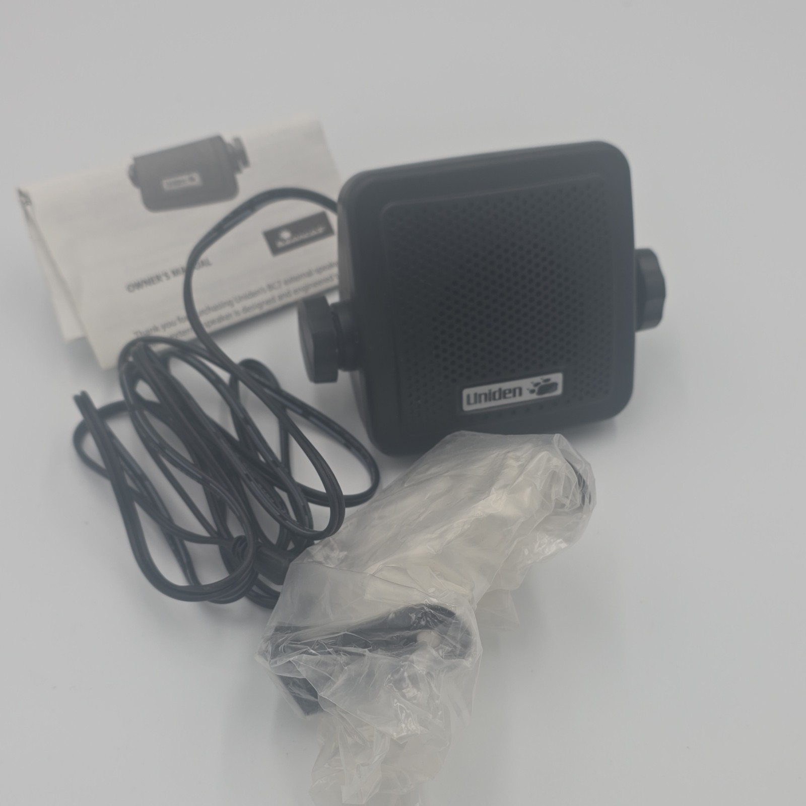 Uniden BC7 External Speaker 7W Wired for CB Radios Scanners Black