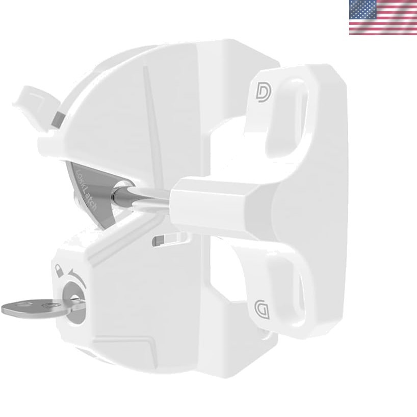 LL3ALW LokkLatch: Key Lockable, Weather Resistant Gate Latch for All Gates