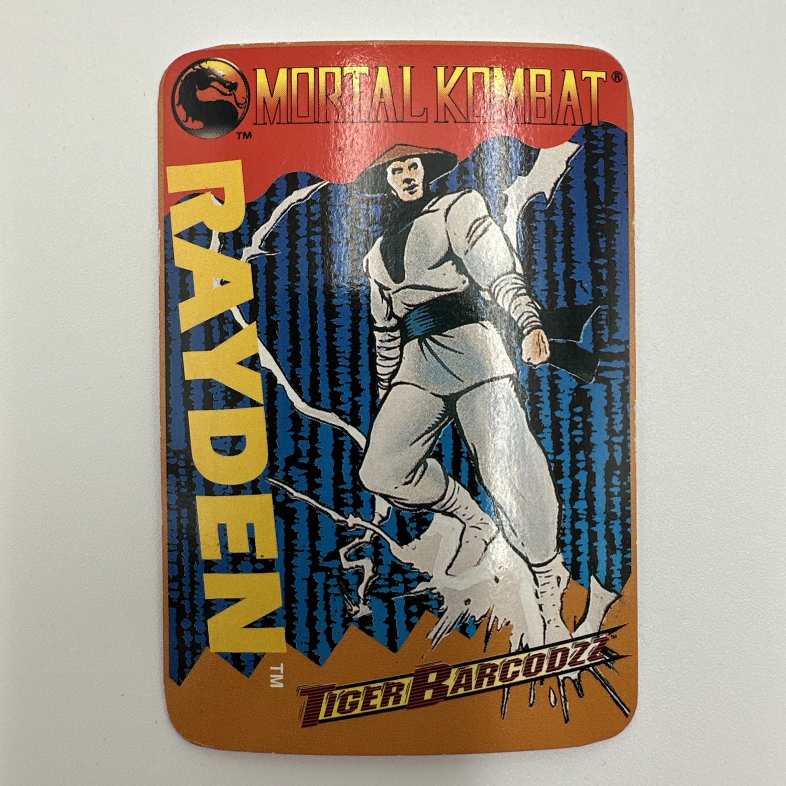 Mortal Kombat Tiger Barcodzz Card Lot Of 20 Sub Zero Scorpion Rayden Free Ship