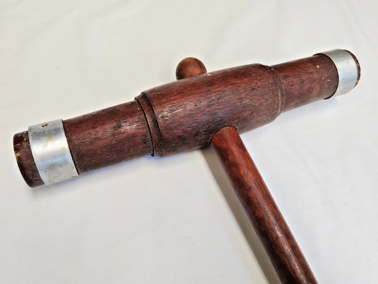Vintage Caulking Mallet Hammer Shipwright Ship Boat Building Caulk Tool -AF