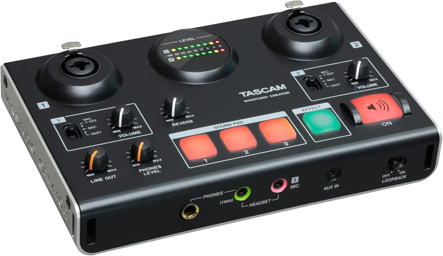 -42B MiNiSTUDIO Creator USB Audio Interface US42B, for Podcasting, Control So...