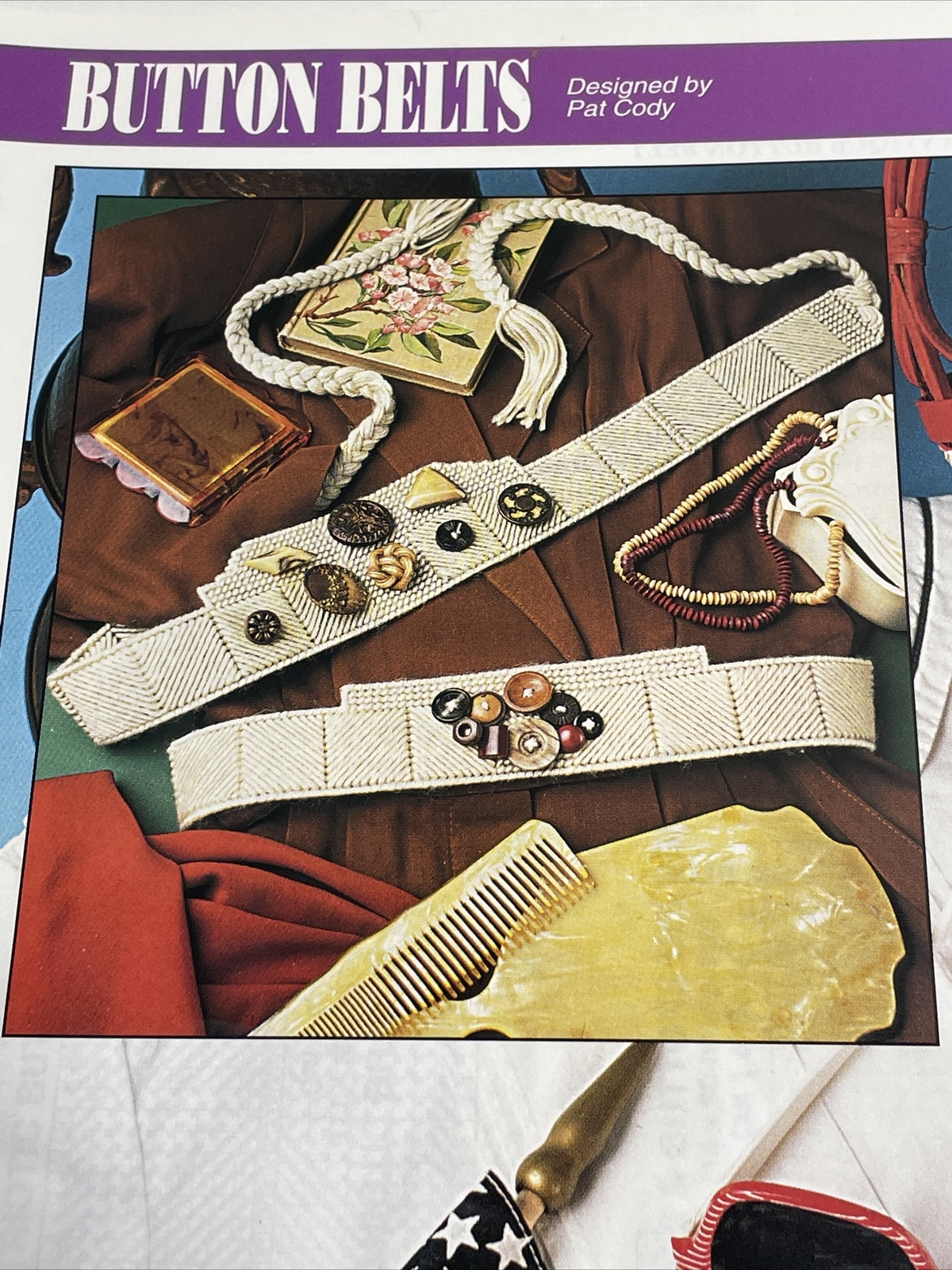 Annie's Attic Button Belts Plastic Canvas Pattern