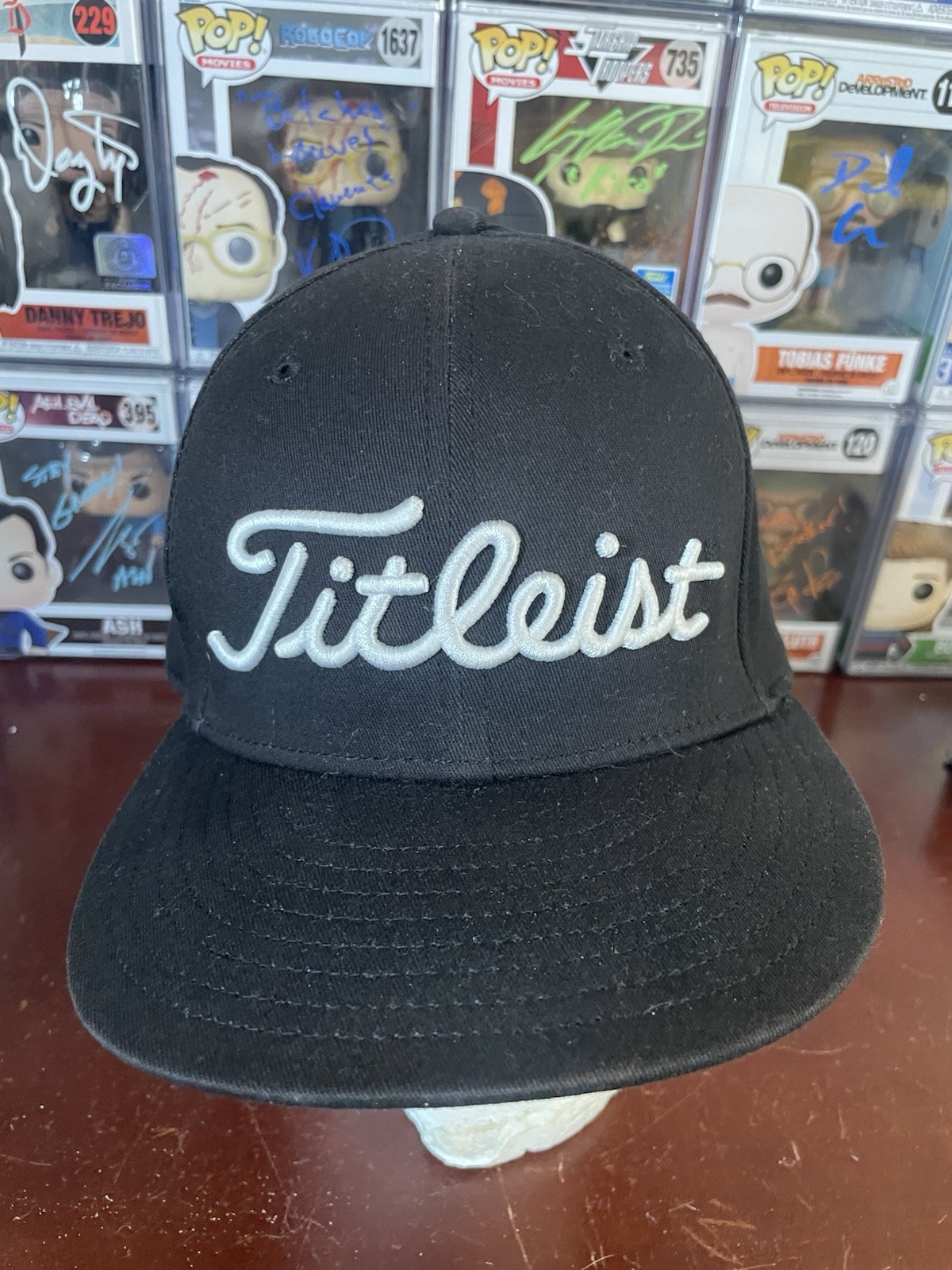 Titleist Fitted Black Golf Hat / Cap - L / XL