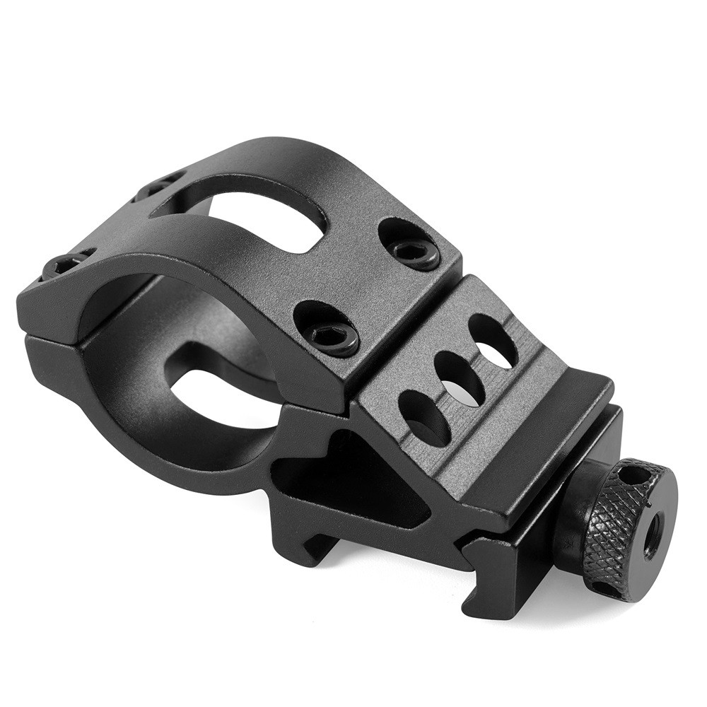 1" Offset Scope Ring with 20mm Rail Mount for Scopes / Laser / Flashlight