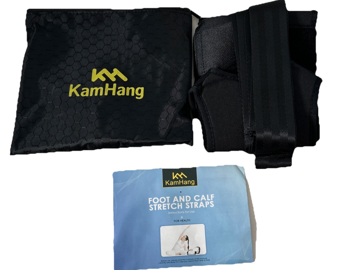 Foot and Calf Stretcher Stretching Strap For Plantar Fasciitis  Heel Spurs