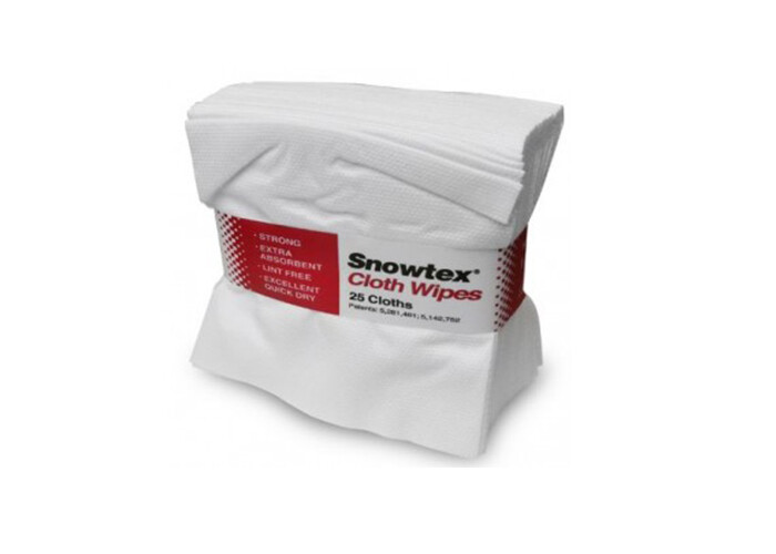 Snowtex Shop Cloths 13"x13" Wipes Bag of 25 cleaning Blankets Roller Ink Tray