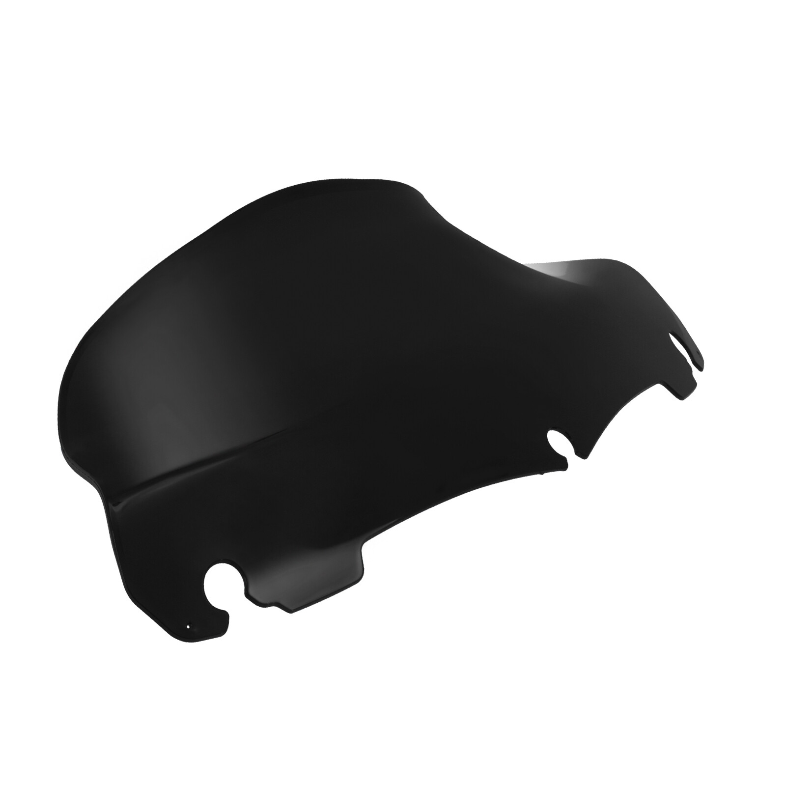 9" Black Wave Windshield Windscreen Fits For Harley Electra Tri Glide 2014-2023