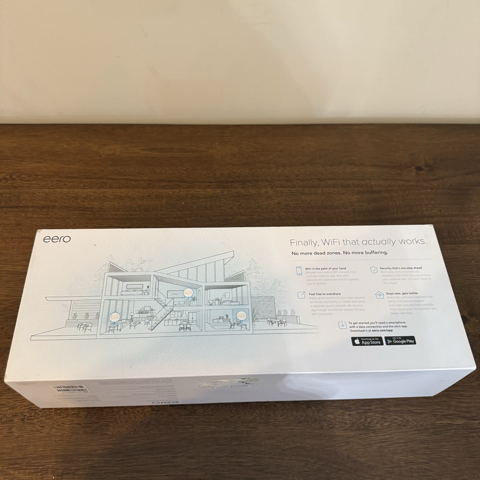 Eero A010301 AC Whole Home Wi-Fi System 3-Pack White multiple access points