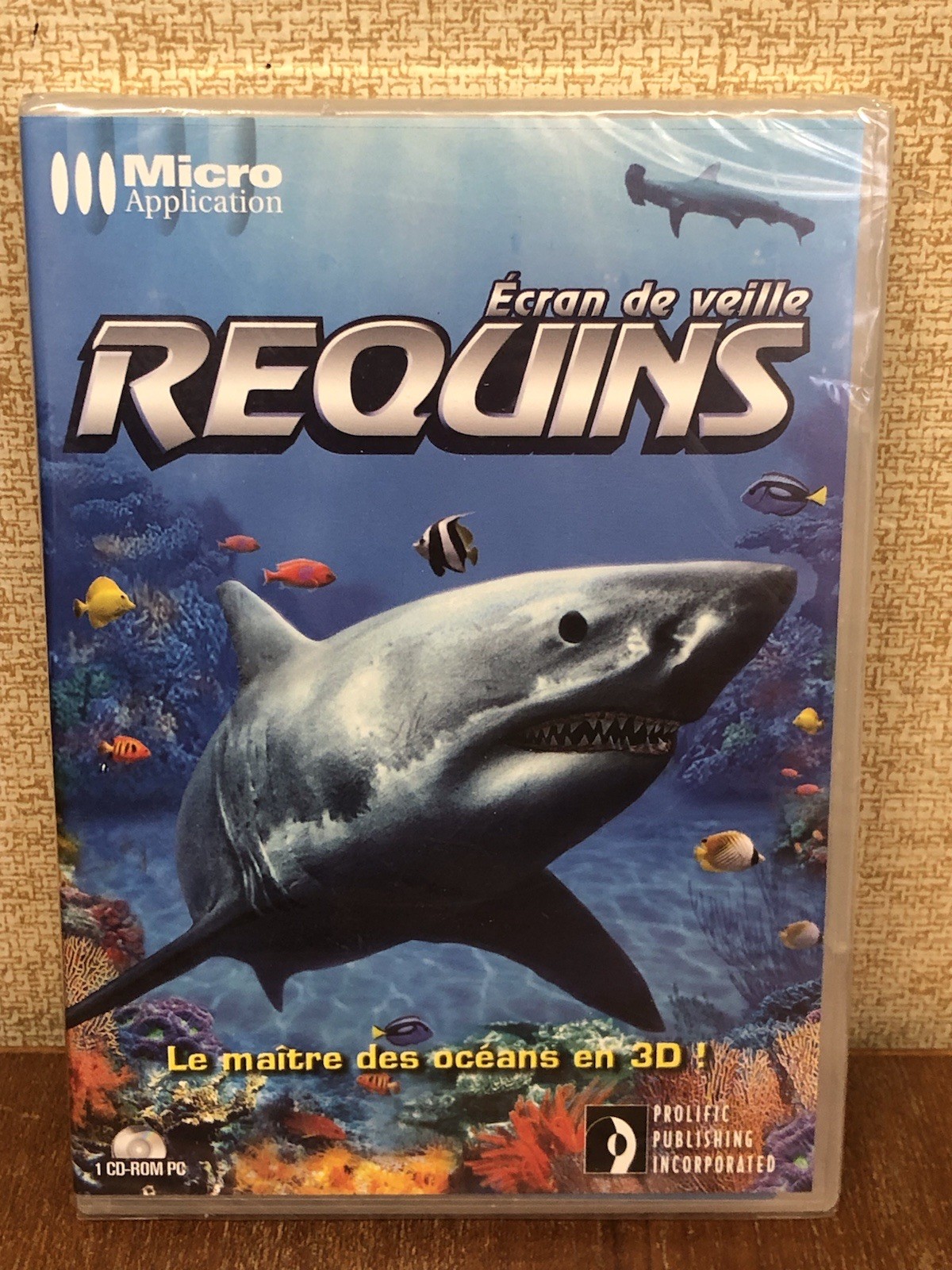 New Sealed Jeu Ecran de veille Requins & Prédateurs pour PC - Shark Floto Games