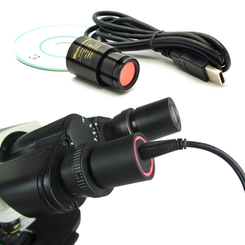 CMOS 2.0MP USB Electronic Eyepiece Microscope Camera Mounting Size 23.2mm