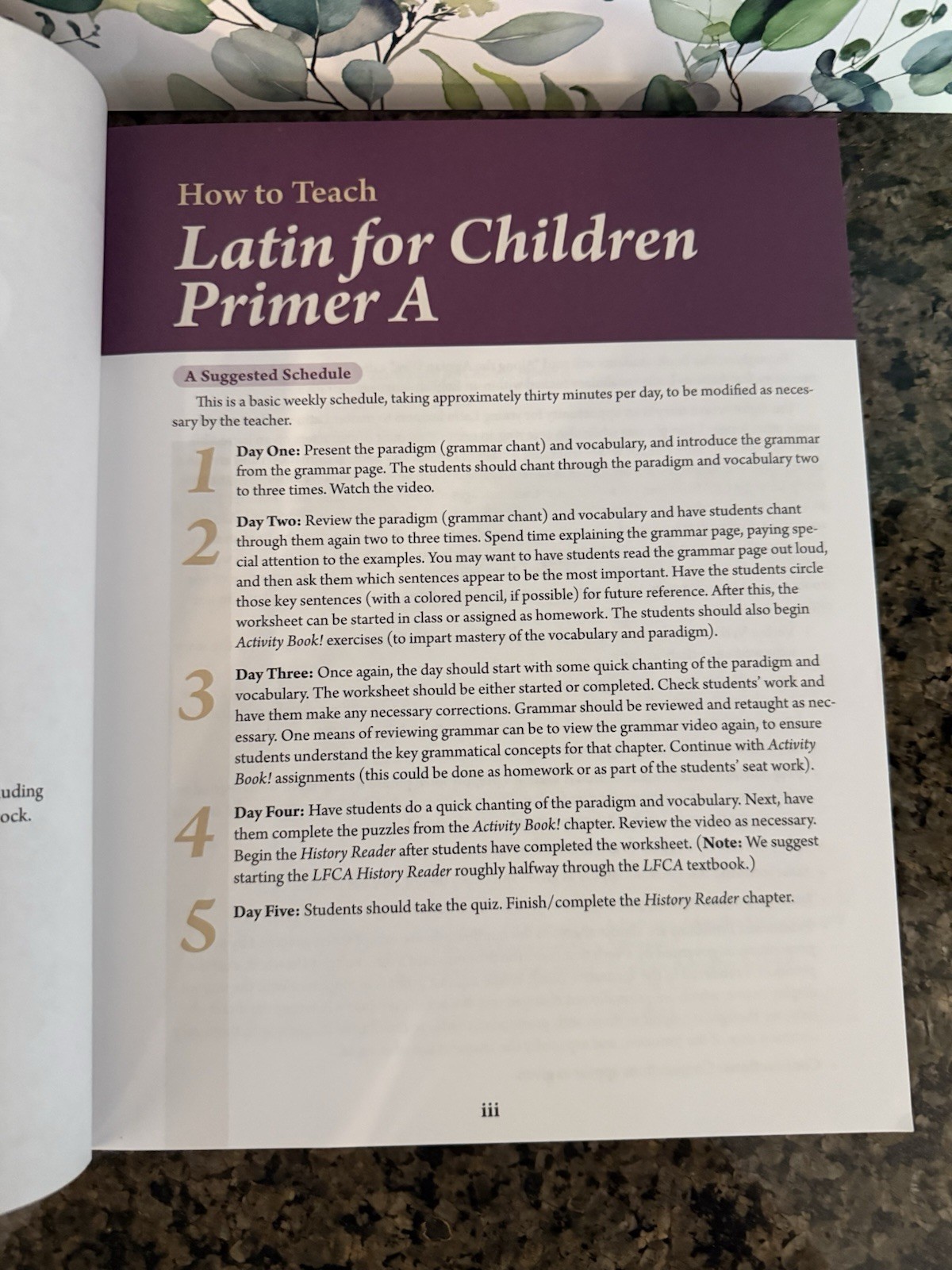 Classical Academic Press, Latin For Children, Primer A