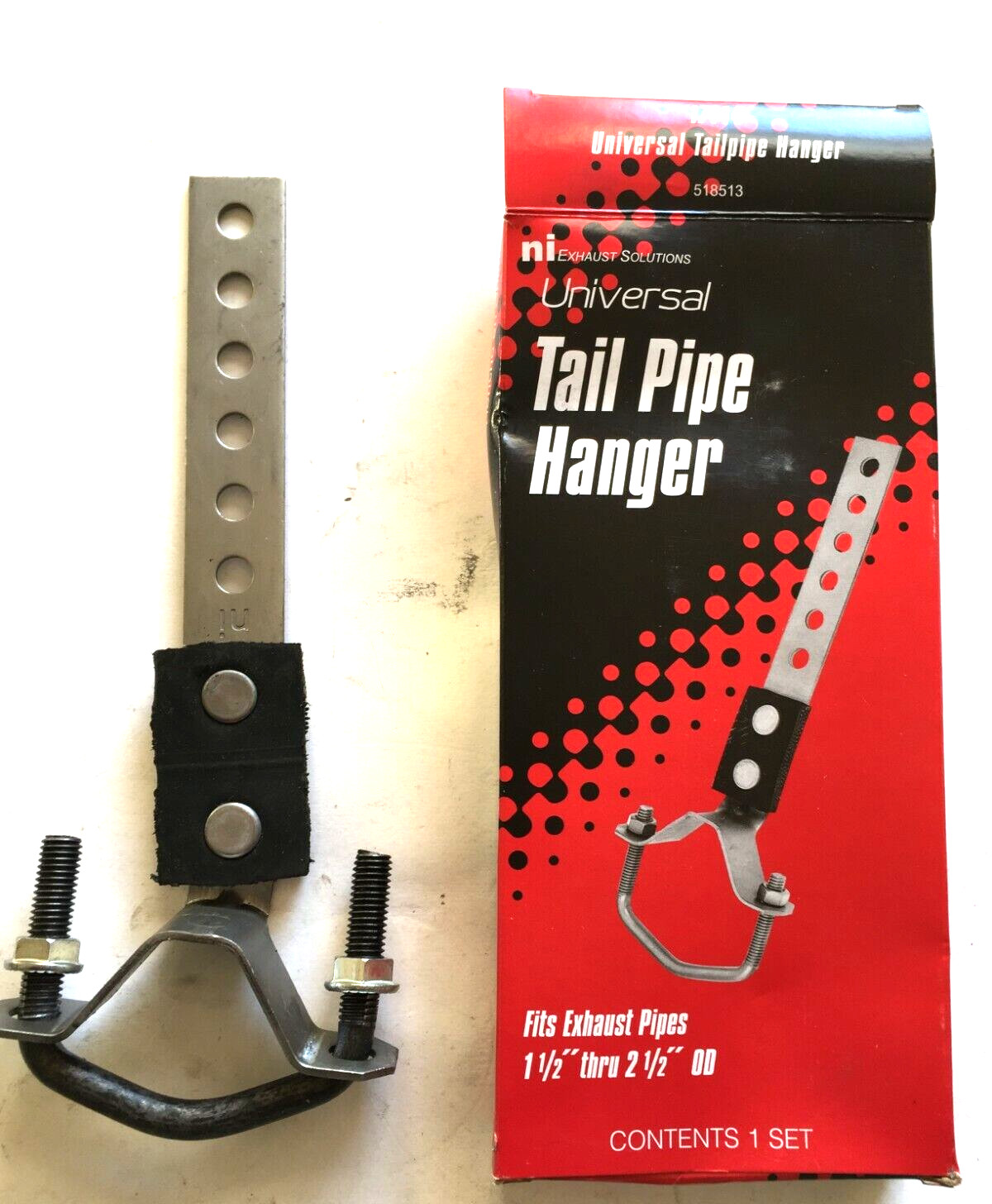 UNIVERSAL TAIL PIPE HANGER FITS EXHAUST PIPE 1 1/2" THRU 2 1/2"