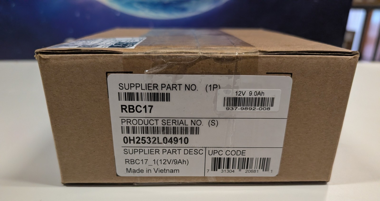 Genuine APC Battery  RBC17 NEW - in stock ready to ship! APC not 3rd party