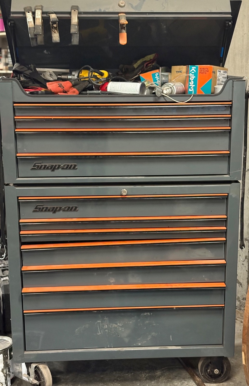snap on tool box limited edition storm grey lightly used