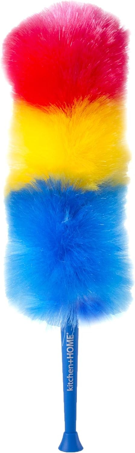 Rainbow Static Duster Electrostatic Feather Duster Attracts Dust