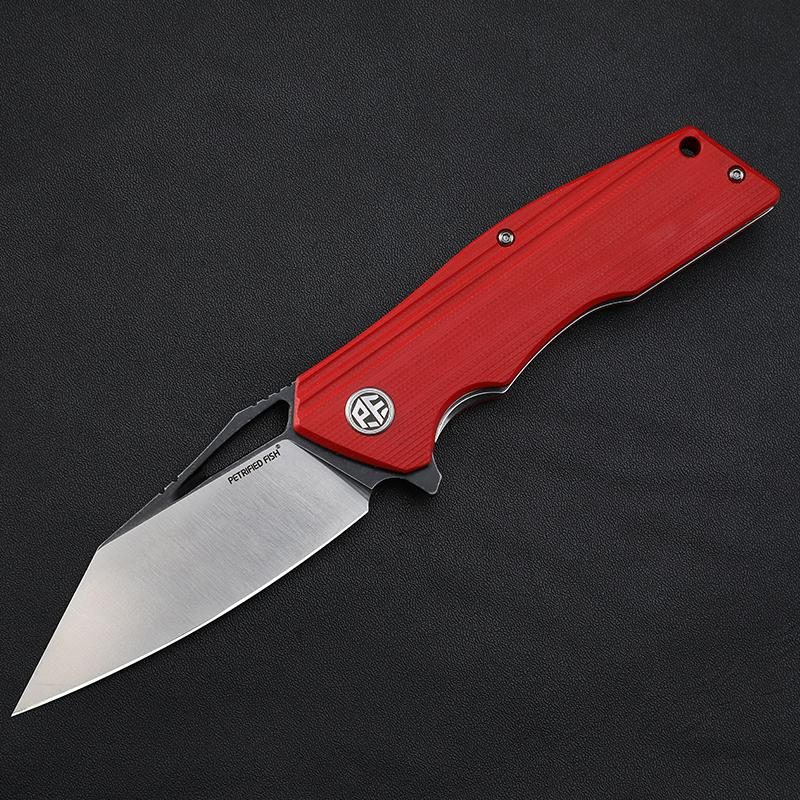 PETRIFIED FISH KNIFE | PF929 | D2 | CERAMIC BALL BEARINGS | G10 | USA SHIPPER