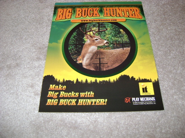BIG BUCK HUNTER video flyer