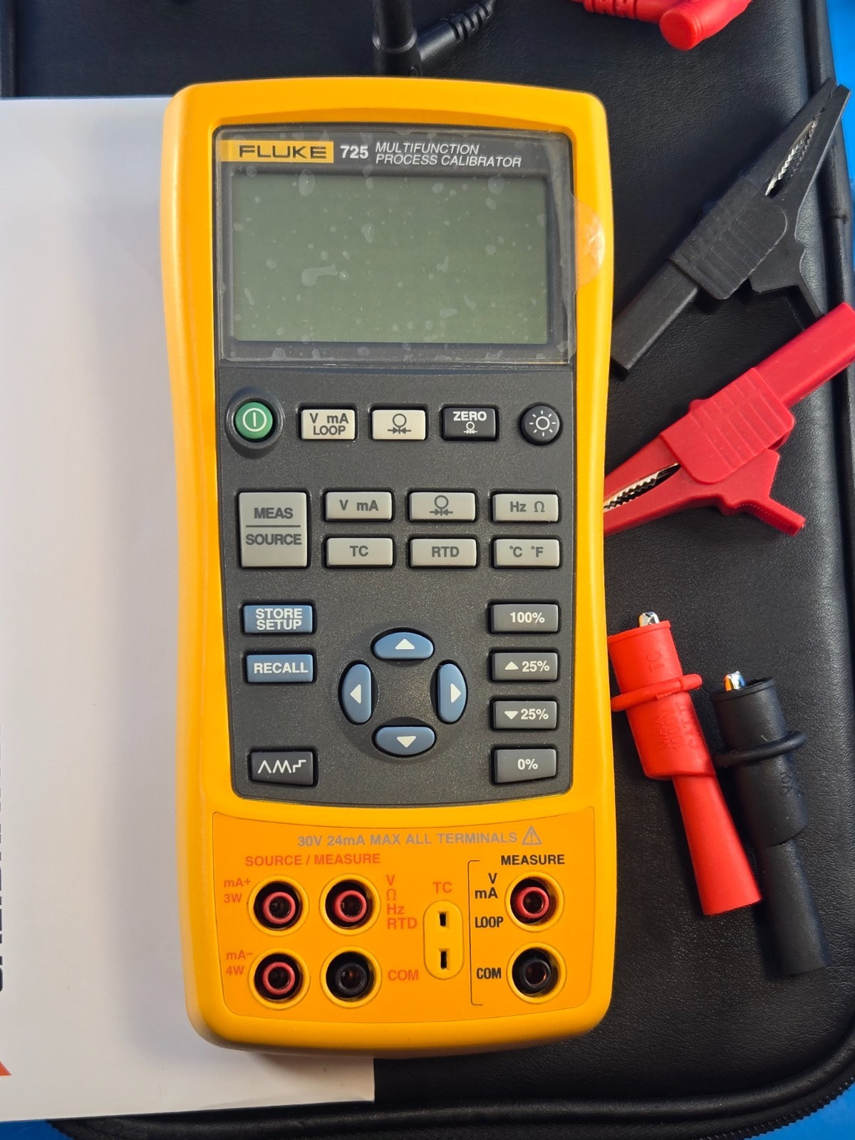 Fluke 725 Multifunction Process Calibrator Meter - Calibrated June 2-26 w Data +