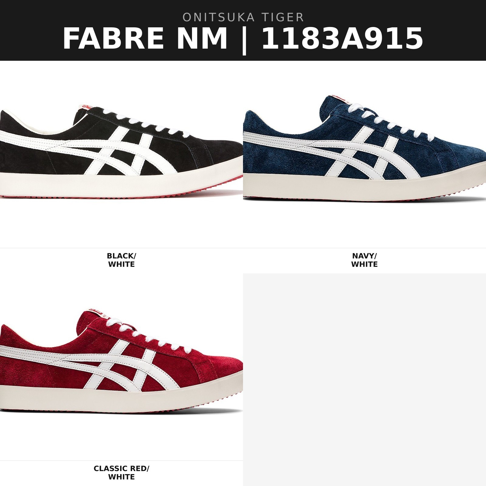 Onitsuka Tiger FABRE NM 1183A915 3 Colors Unisex Adult Shoes Japan