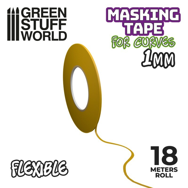 Flexible Masking Tape - 1mm - Scenography scale models