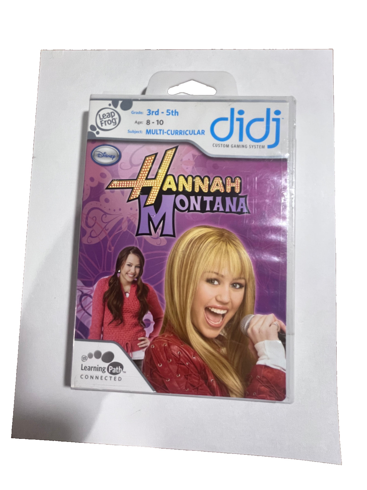 Leap Frog Didj Hannah Montana Multi Curricular Grade 3-5 Age 8-10 Learning Path
