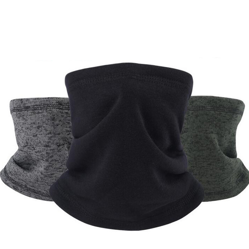 Unisex Winter Neck Warmer Windproof Face Mask Thermal Fleece Neck Gaiter Tube US