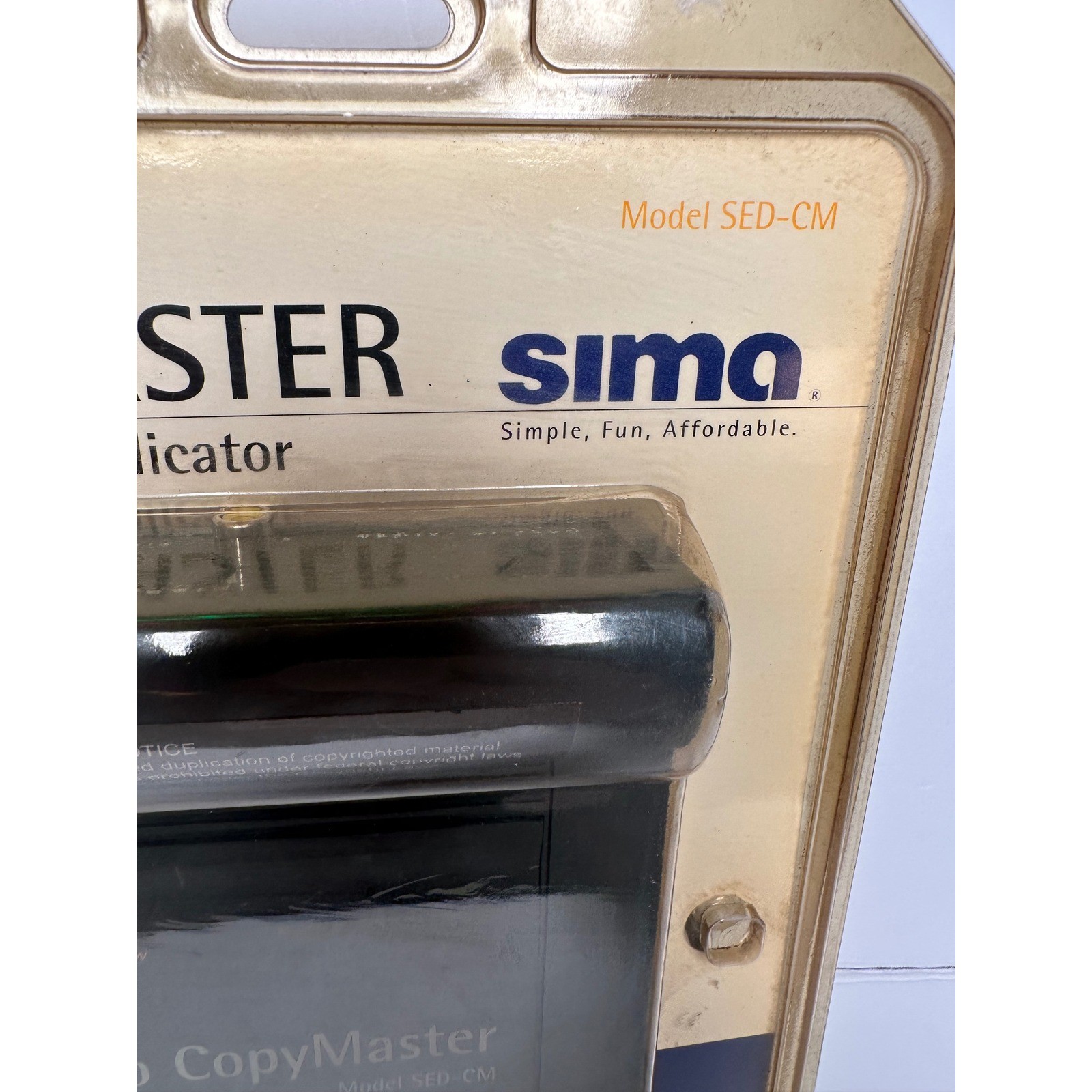 Sima Video CopyMaster Automatic Video Enhancer and Duplicator Model SED CM