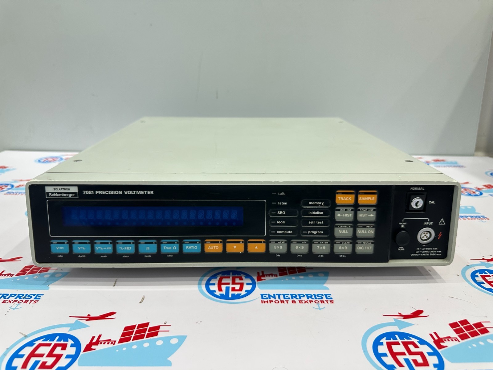 Solartron Schlumberger 7081 Precision Digital Voltmeter ( FOR REPAIR )