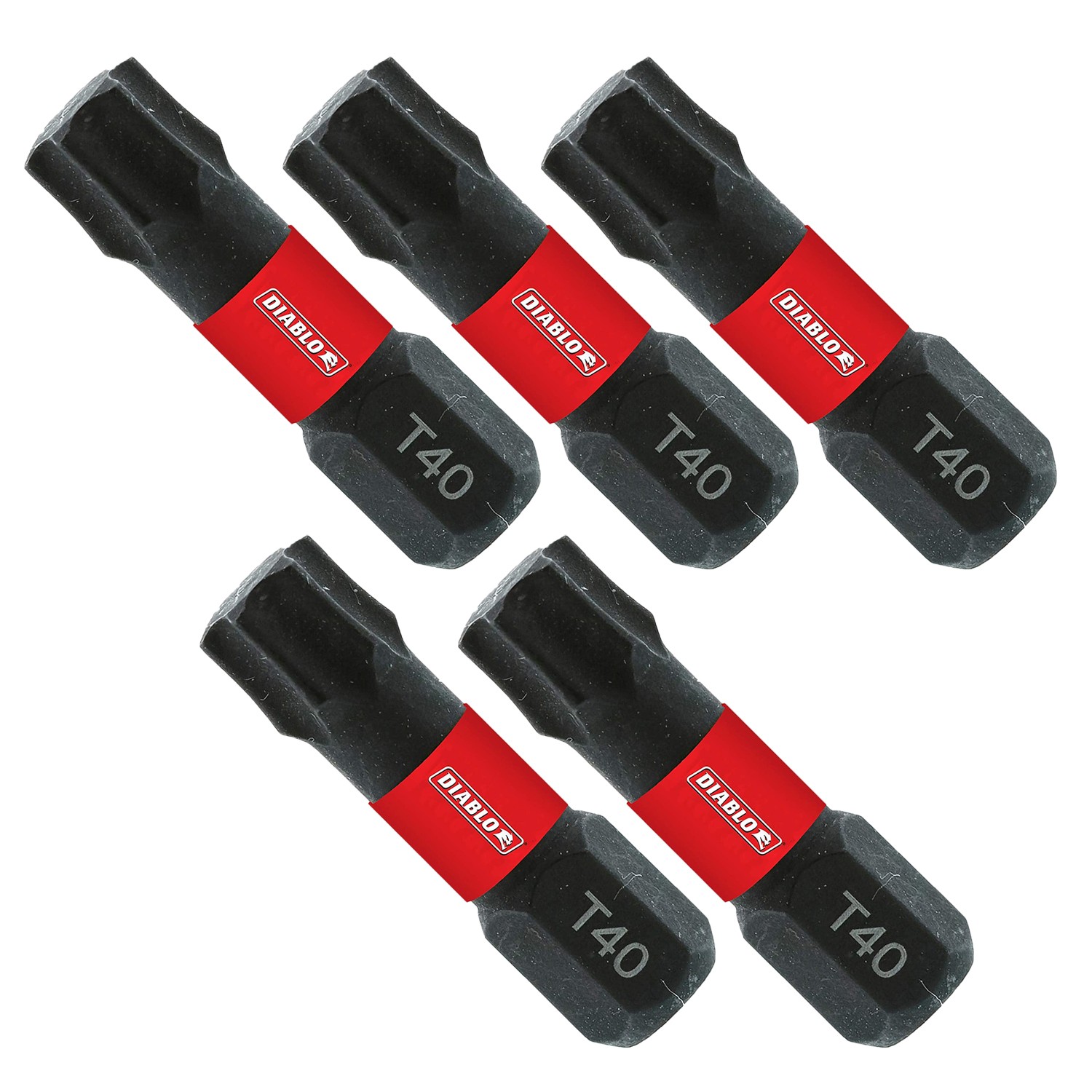 Diablo DT401P5 1" -40 Torx Drive Bits (5-Pack)