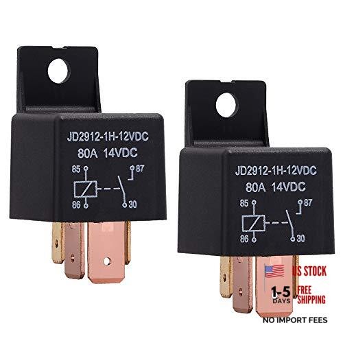 4-Pin Relay 12V 80A Automotive Car Relay On/Off Normally Open Car Truck Boat