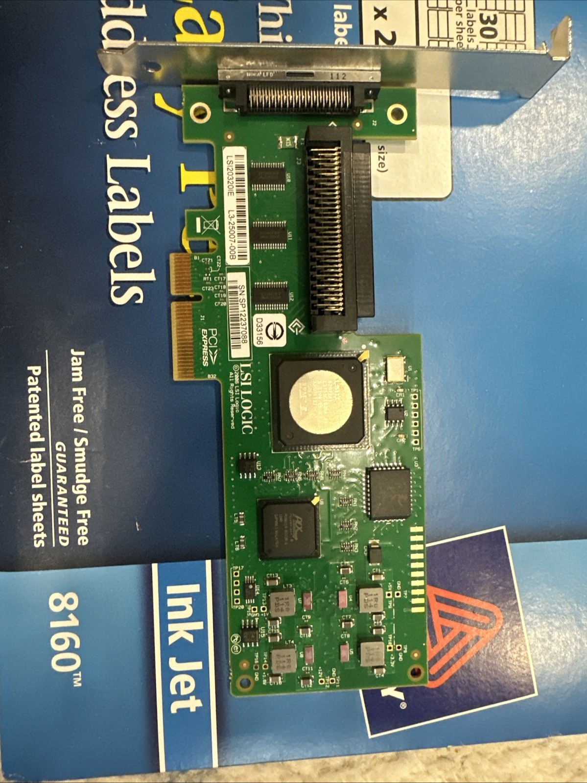 LSI 20320ie 320mb/S Ultra320 SCSI Host Bus Controller Card