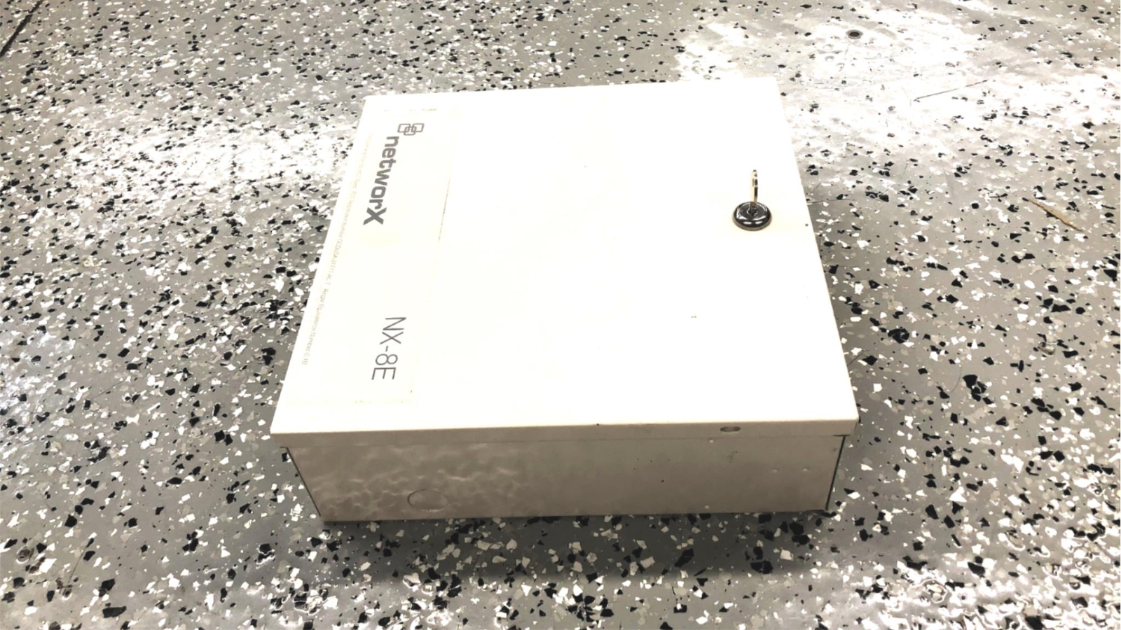 networX Security Alarm Cabinet ONLY NX-8E USED