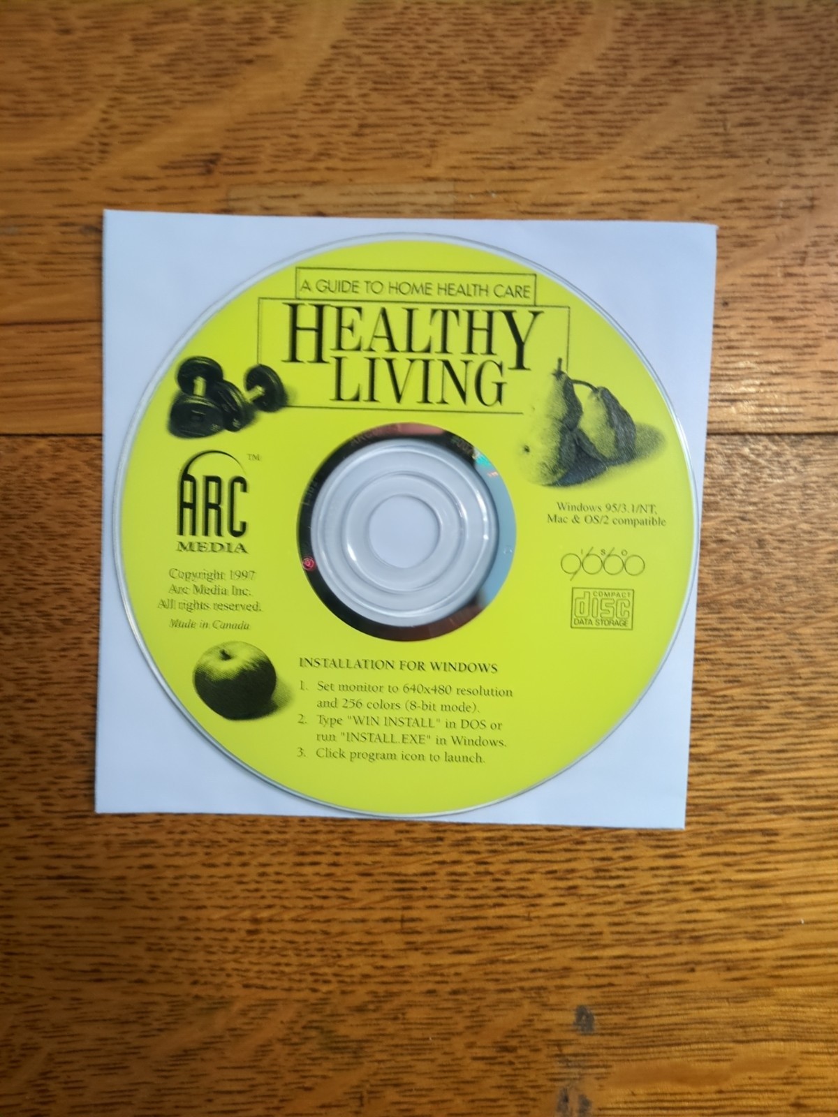 A Guide to Home Health Care: Healthy Living arc cdrom disc only