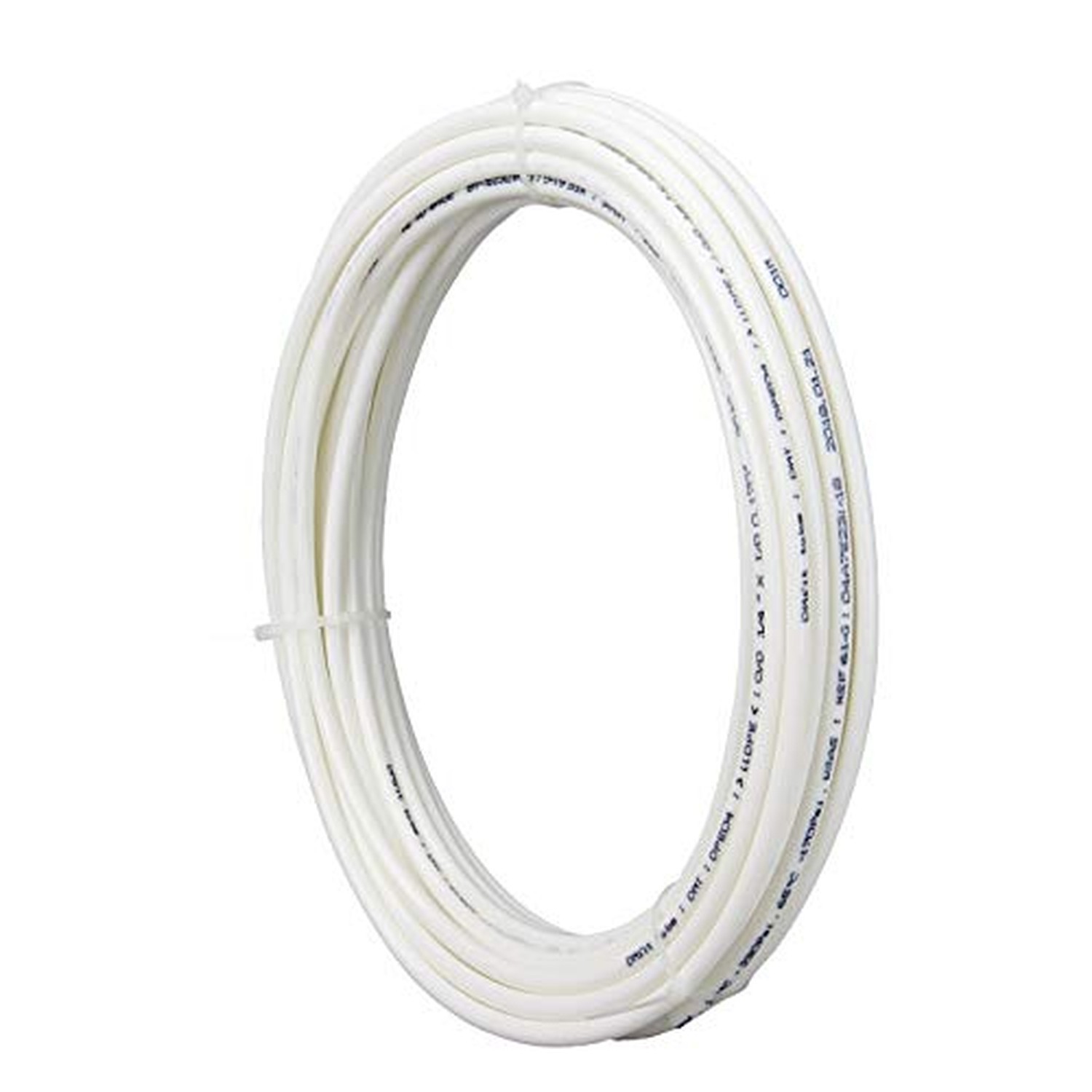 White 3/8" RO Tubing at 70°F-120PSI to 150°F-60PSI(30 Feet)